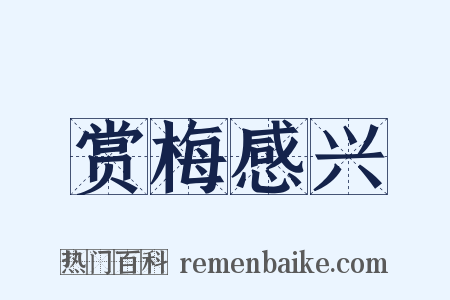赏梅感兴是什么意思的图片